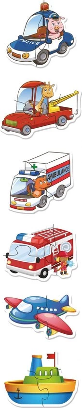 Toi Toys BV Toi-toys Legpuzzel Set Hulpdiensten Junior Karton 15 Stukjes 4 Toi Toys BV Toi-toys Legpuzzel Set Hulpdiensten Junior Karton 15 Stukjes - Afbeelding 2