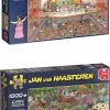 Jumbo Jan Van Haasteren Puzzelbundel - 2 Stuks - Eurovisie Songfestival 1000 Stukjes & De Bloemencorso 1000 Stukjes -Puzzels Verkoopwinkel 463x840