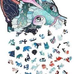 Wood Trick Dappere Husky - Houten Vormpuzzel -Puzzels Verkoopwinkel 506x840