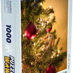 PuzzleWow Puzzel Een Kerstboom Met Gekleurde Kerstballen - Legpuzzel - Puzzel 1000 Stukjes Volwassenen - Kerst - Cadeau - Kerstcadeau Voor Mannen, Vrouwen En Kinderen - Sinterklaas Cadeautjes - Sinterklaas Voor Grote Kinderen