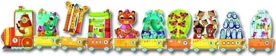 Djeco - Puzzel Trein - Ik Tel - 20 Stukjes 3 Djeco - Puzzel Trein - Ik Tel - 20 Stukjes