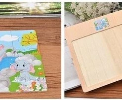 Sara Shop Hout Puzzel Van 12 Stukjes -Legpuzzels - Dier-Haan -Puzzels Verkoopwinkel 550x203