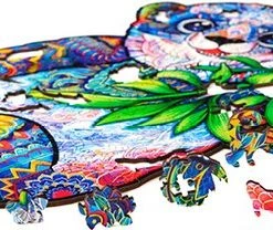 UNIDRAGON Houten Puzzel Dier - Serieuze Panda - 215 Stukjes - Medium 25x33 Cm -Puzzels Verkoopwinkel 550x208 1