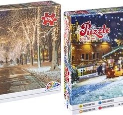Grafix Puzzel Winter 1000 Stukjes (1 Stuk) Assorti
