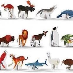 Crocodile Creek Ontdek De Wereld - Vloerpuzzel 100st + Speelset -Puzzels Verkoopwinkel 550x255