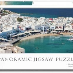 Panoramapuzzel - Greek Village - Goliath -Puzzels Verkoopwinkel 550x265