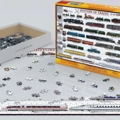 Eurographics Puzzel History Of Trains - 1000 Stukjes -Puzzels Verkoopwinkel 550x286 1