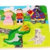 Tooky Toy Vormenpuzzel Prinses Junior Hout 7 Stukjes -Puzzels Verkoopwinkel 550x292
