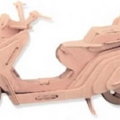 De Bouwplaats Bouwpakket 3D Puzzel Scooter - Hout