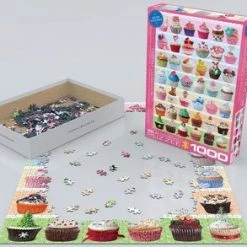 Eurographics Puzzel Cupcake Celebration - 1000 Stukjes 8 Eurographics Puzzel Cupcake Celebration - 1000 Stukjes -Puzzels Verkoopwinkel 550x293 3