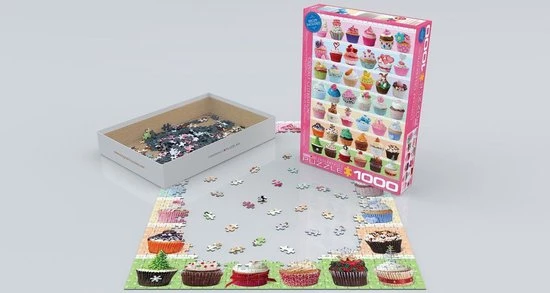 Eurographics Puzzel Cupcake Celebration - 1000 Stukjes 5 Eurographics Puzzel Cupcake Celebration - 1000 Stukjes - Afbeelding 3
