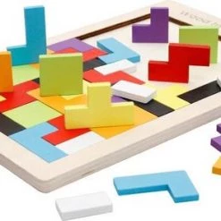 Merkloos Puzzel - Houten Tetris Puzzel - Leren Spelen. Puzzel Hout - Vanaf 24 Maanden -Puzzels Verkoopwinkel 550x294