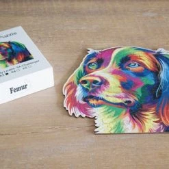FEMUR Hond - A3-formaat - Dierenpuzzel - Houten Puzzel - Dieren Legpuzzel - Legpuzzel - Jiggsaw - 150 Stukjes -Puzzels Verkoopwinkel 550x321 1