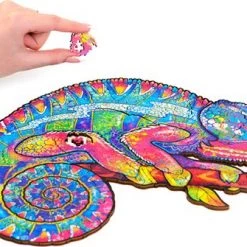 Unidragon Iridescent Chameleon -Puzzels Verkoopwinkel 550x335 4