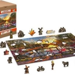 Wooden City Fietsen In Amsterdam XL - Houten Vormpuzzel - 52x38 Cm - 600 Stukjes 11 Wooden City Fietsen In Amsterdam XL - Houten Vormpuzzel - 52x38 Cm - 600 Stukjes -Puzzels Verkoopwinkel 550x339