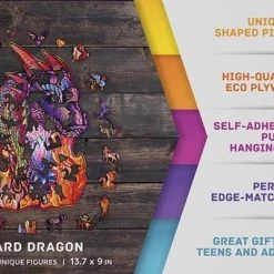 Wood Trick Tovenaar Draak - Houten Vormpuzzel 21 Wood Trick Tovenaar Draak - Houten Vormpuzzel -Puzzels Verkoopwinkel 550x340