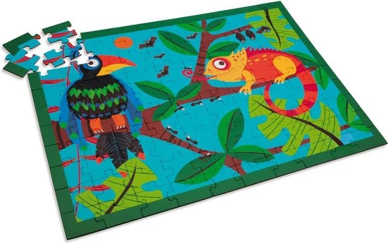 Scratch Legpuzzel Toekan Jungle 100 Stukjes 4 Scratch Legpuzzel Toekan Jungle 100 Stukjes - Afbeelding 2