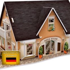 Dielay - 3D Puzzel - Complete Set - 42 Onderdelen - Duitse Kroeg