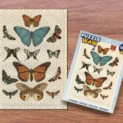 PuzzleWow Puzzel Vlinders - Vintage - Potlood - Tekening - Legpuzzel - Puzzel 500 Stukjes - Sinterklaas Cadeautjes - Sinterklaas Voor Grote Kinderen -Puzzels Verkoopwinkel 550x366 53