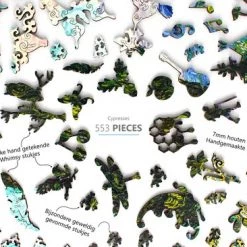 Inside Adventure | Unieke Stukjes In De Vorm Van Dieren En Planten | Houten Puzzel Voor Kinderen En Volwassenen | Unieke Whimsy Stukjes | Cypresses Van Gogh 553 Stukjes | Vormenpuzzel -Puzzels Verkoopwinkel 550x366 61