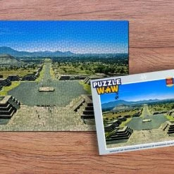 PuzzleWow Puzzel Uitzicht Op Teotihuacán In Mexico Op Piramides En Rituele Gebouwen - Legpuzzel - Puzzel 1000 Stukjes Volwassenen - Sinterklaas Cadeautjes - Sinterklaas Voor Grote Kinderen -Puzzels Verkoopwinkel 550x366 92