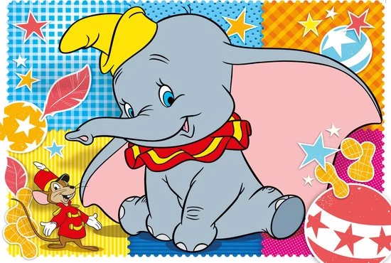 Clementoni - Vloerpuzzel - Disney Dumbo - 40 Stukjes, Puzzels Kinderen 4 Clementoni - Vloerpuzzel - Disney Dumbo - 40 Stukjes, Puzzels Kinderen - Afbeelding 2
