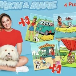 Samson & Marie Puzzel - 4 In 1 Puzzel - 36/49/64/100 Stukjes -Puzzels Verkoopwinkel 550x372 1