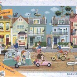 Rebo Productions Puzzels 48 4+ - De Verstopstraat - Puzzel 48 Stukjes