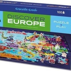 Crocodile Creek Ontdek De Wereld - Vloerpuzzel 100st + Speelset -Puzzels Verkoopwinkel 550x374 10