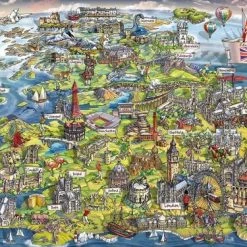 Gibsons Beautiful Britain Puzzel (500 Stukjes)
