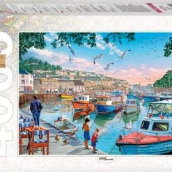 Step Puzzle Little Fishermen In The Harbor- Puzzel 4000 Stukjes