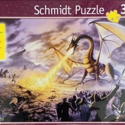 Schmidt Puzzle Drakenaanval 300 St. Glow In The Dark -Puzzels Verkoopwinkel 550x379 11