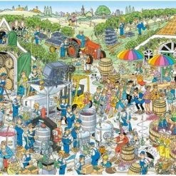 Jumbo Jan Van Haasteren - Puzzelset - De Wijnmakerij 3000 Stukjes & Formule 1 De Start 1000 Stukjes -Puzzels Verkoopwinkel 550x383 4