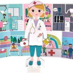 Floss & Rock Magnetische Aankleedpop, Florence - 23,5 Cm - Hout -Puzzels Verkoopwinkel 550x384 8