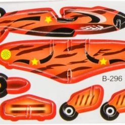 Lg-imports 3d-puzzel Vliegtuig 8 X 6 Cm Rood-zwart