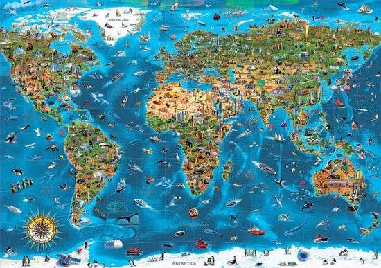 Educa - Legpuzzel - Wereld Wonderen - 1000 Stukjes 3 Educa - Legpuzzel - Wereld Wonderen - 1000 Stukjes