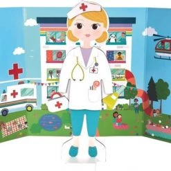 Floss & Rock Magnetische Aankleedpop, Florence - 23,5 Cm - Hout -Puzzels Verkoopwinkel 550x388 10