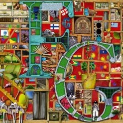 Ravensburger Puzzel Colin Thompson Awesome Alphabet F And G - Legpuzzel - 1000 Stukjes -Puzzels Verkoopwinkel 550x392 23