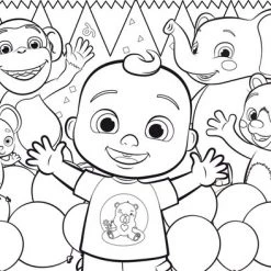 Just Games COCOMELON Vloerpuzzel - Beste Vrienden- 24 Stukjes . Puzzel En Kleurplaat . Formaat 70×50 -Puzzels Verkoopwinkel 550x394 5