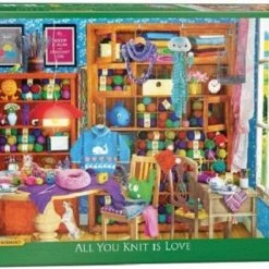 Eurographics Puzzel 1000 Stukjes - All You Knit Is Love