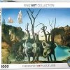 Eurographics Puzzel Swans Reflecting Elephants - Salvador Dalí - 1000 Stukjes -Puzzels Verkoopwinkel 550x395 21