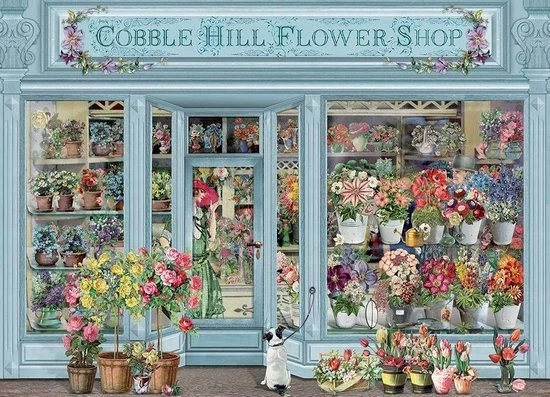 Cobble Hill Puzzel Parisian Flowers - 1000 Stukjes 3 Cobble Hill Puzzel Parisian Flowers - 1000 Stukjes