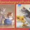 Jumbo Ravensburger - 2 Puzzels 1000 Stukjes - Spelende Katjes -Puzzels Verkoopwinkel 550x398 2