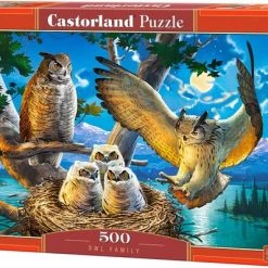 Castorland Owl Family 500 Stukjes