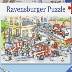 Ravensburger Puzzel Helden Aan Het Werk - Twee Puzzels Van 24 Stukjes - Kinderpuzzel