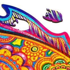 UNIDRAGON Houten Puzzel Dier - Glanzende Vis - 331 Stukjes - King Size 40x31 Cm -Puzzels Verkoopwinkel 550x400 2