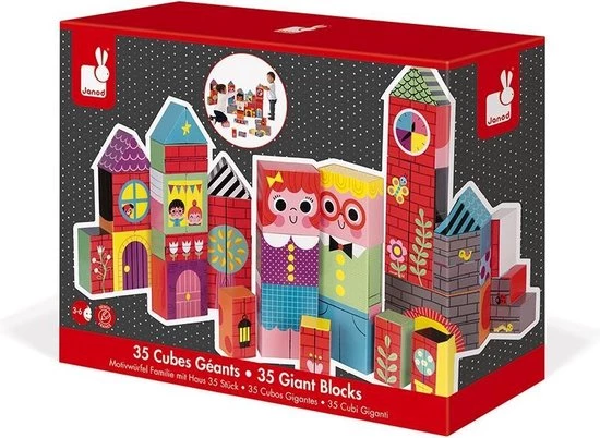 Janod Kubkid - Grote Blokken 9 Janod Kubkid - Grote Blokken - Afbeelding 7