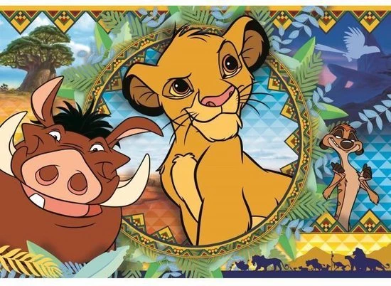 Clementoni Legpuzzel Supercolor Lion King 104 Stukjes 5 Clementoni Legpuzzel Supercolor Lion King 104 Stukjes - Afbeelding 3