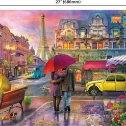 St Helens Home And Garden One Rainy Night In Paris - Legpuzzel - 1000 Stukjes - 50,8 X 68,6 Cm -'n Regenachtige Avond In Parijs -Puzzels Verkoopwinkel 550x403 1