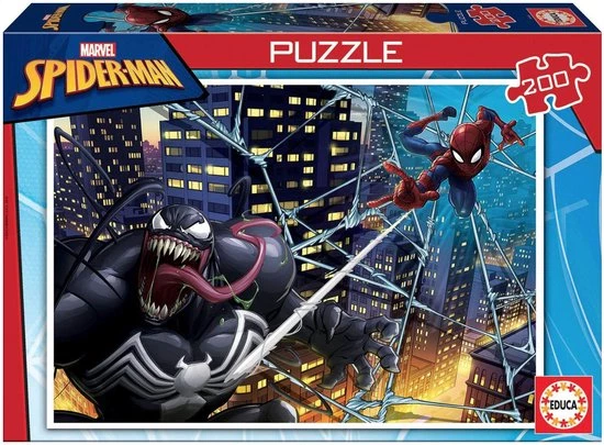 Legpuzzel - 200 Stukjes - Spiderman - Educa Puzzel 3 Legpuzzel - 200 Stukjes - Spiderman - Educa Puzzel